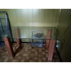 Table en verre gratuite - Gratis glazen tafel