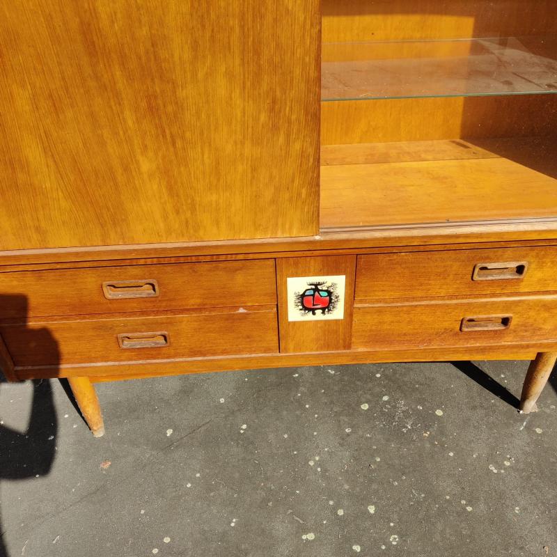 Mooi vintage ensemble van twee kasten