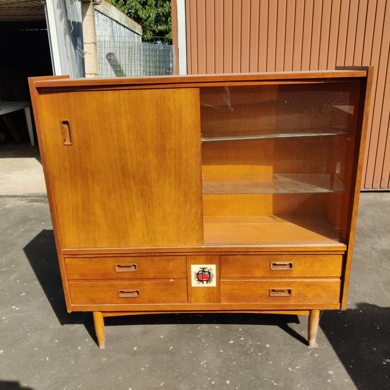 Mooi vintage ensemble van twee kasten