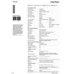 Decoratieve 25cm x 100cm tapijttegels van Interface