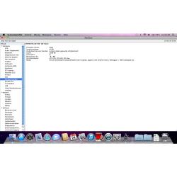 Te Koop 13 Inch Witte Macbook 1.1 met 1,83 Ghz met Serienummer 4H631JK5U9B met draadloos internet en een Stroomadapter en een Nieuwe Accu en een Mini Externe Iomega Harde Schijf met 500 Gb.