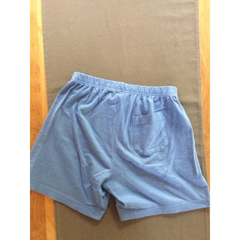 Piyama Woody zomer blauw gestreept