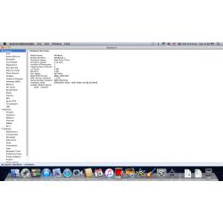 Te Koop een 13 Inch Snelle Zwarte Macbook met 2,16 Ghz met Serienummer W8727625YA4 met draadloos internet en een Stroomadapter en een Goede Accu met 67 Cycl. voor de prijs van € 220.
