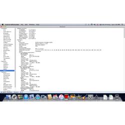 Te Koop een 13 Inch Snelle Zwarte Macbook met 2,16 Ghz met Serienummer W8727625YA4 met draadloos internet en een Stroomadapter en een Goede Accu met 67 Cycl. voor de prijs van € 220.