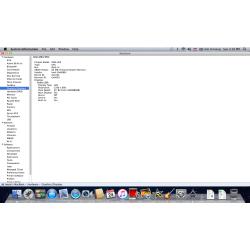 Te Koop een 13 Inch Snelle Zwarte Macbook met 2,16 Ghz met Serienummer W8727625YA4 met draadloos internet en een Stroomadapter en een Goede Accu met 67 Cycl. voor de prijs van € 220.