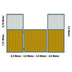 Paardenstal paardenboxen stal wanden
