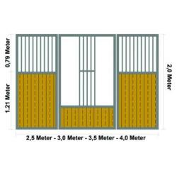 Paardenstal paardenboxen stal wanden