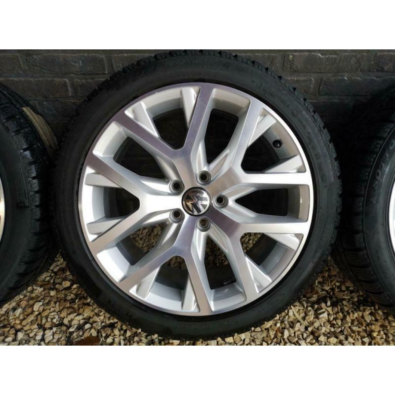 VW Winterbanden   velgen Jantes VW   Pneus d'hiver 225/45/18