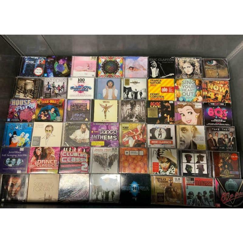Pallets Cd's 4400-5000 stuks Albums Job Lot Rock Etc