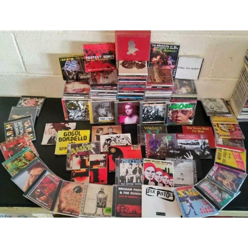 Pallets Cd's 4400-5000 stuks Albums Job Lot Rock Etc