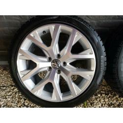 VW Winterbanden   velgen Jantes VW   Pneus d'hiver 225/45/18