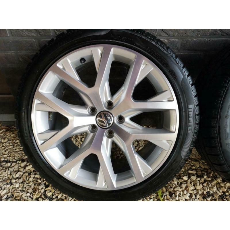 VW Winterbanden   velgen Jantes VW   Pneus d'hiver 225/45/18