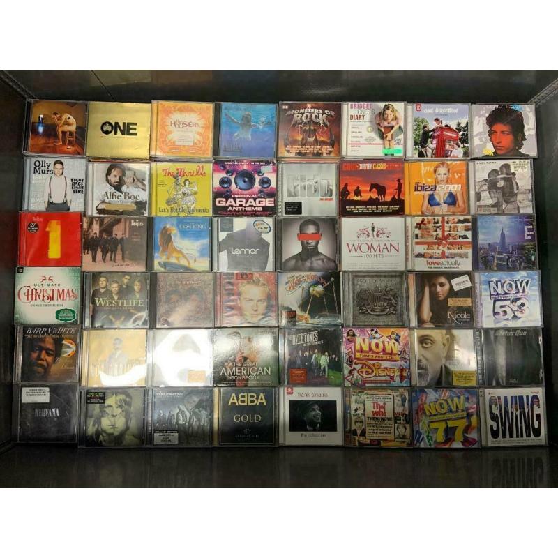 Pallets Cd's 4400-5000 stuks Albums Job Lot Rock Etc