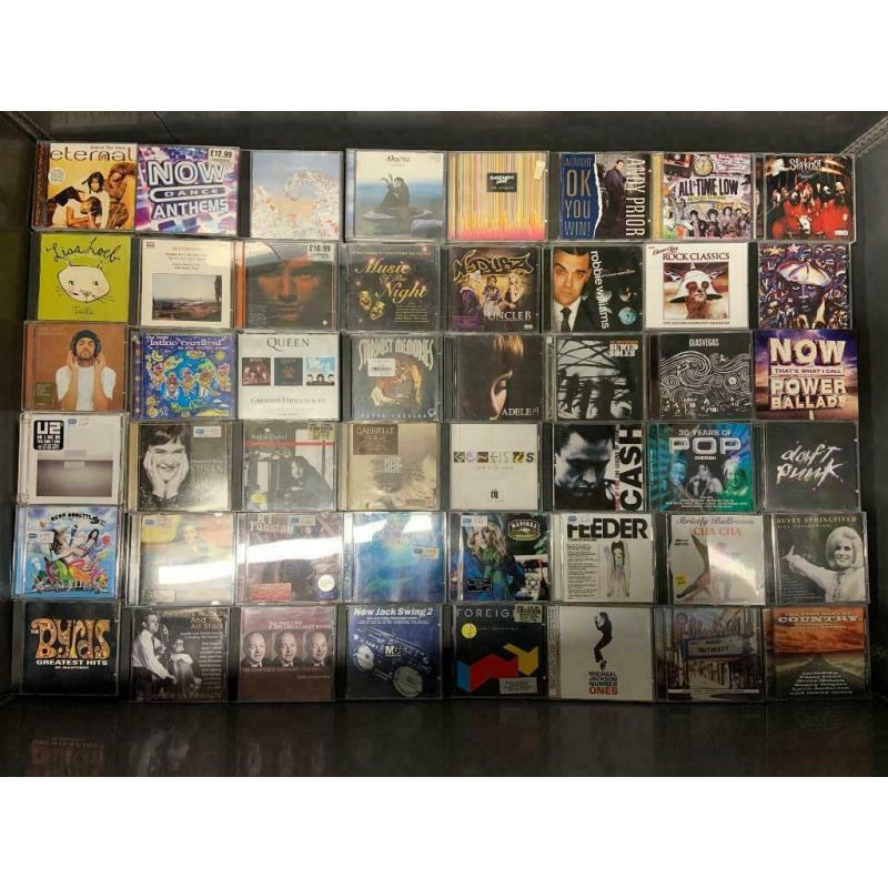 Pallets Cd's 4400-5000 stuks Albums Job Lot Rock Etc