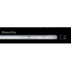 GSM Iphone 6 plus - 16 GB / zilver - batterij 100% - incl. hoes