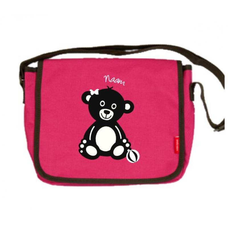 Luiertas met Naam en print In 2 kleuren!  Lief! Baby Beurs Actie
