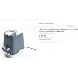 Lay-Z Spa filter/verwarmingsPOMP Hydro Jet-Pro Bestway