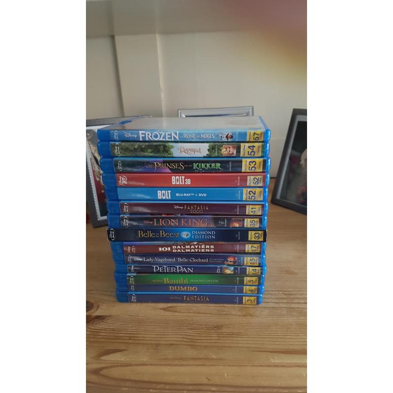 Walt Disney dvd's en Blu-ray actie !!!