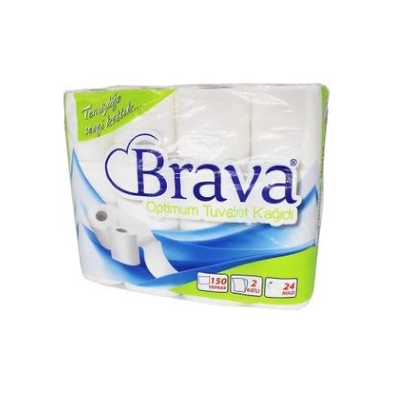 Toiletpapier van het merk 'Brava'
