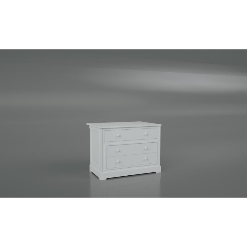 Commode, ladekast Woodwork witt, kinder of junior kamer