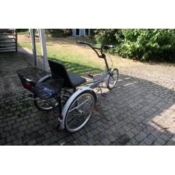 Driewieler met zitschelp