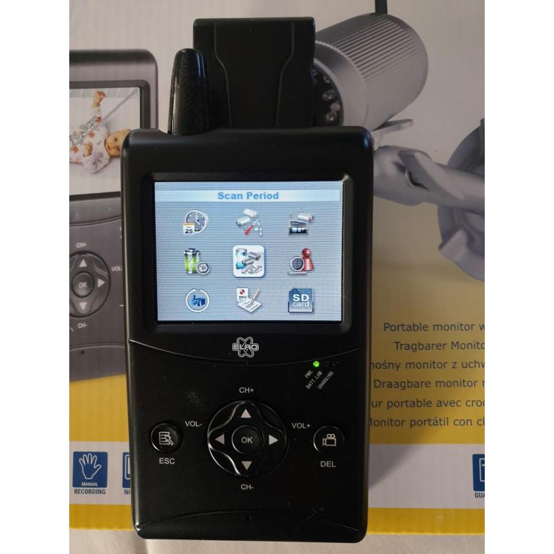 ELRO CS82DVR Draagbare Monitor met 4 Draadloze camera's