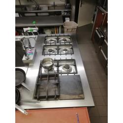 Rubbens top fornuis 4 grote en 4 kleine branders