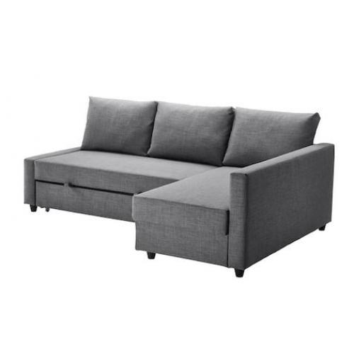 HoekSlaapbank Ikea zo goed als nieuw donkergrijs
