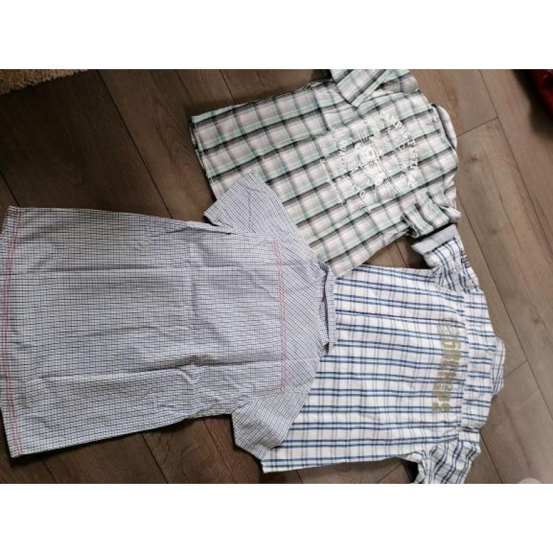 hemden maat 14 jaar / 164 korte mouwen Chips & Cheps