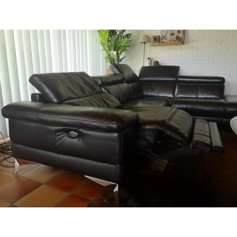 Hoekbankstel met elektrische relax