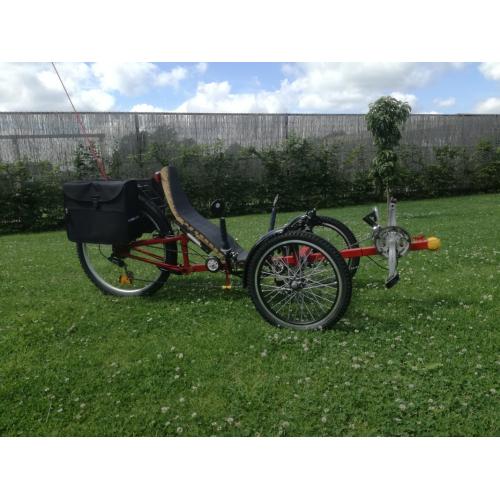 Zelfbouw driewiel ligfiets te koop