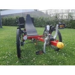 Zelfbouw driewiel ligfiets te koop