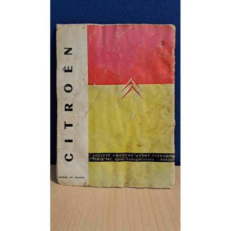 Onderhoudsinstructies 2cv AZL