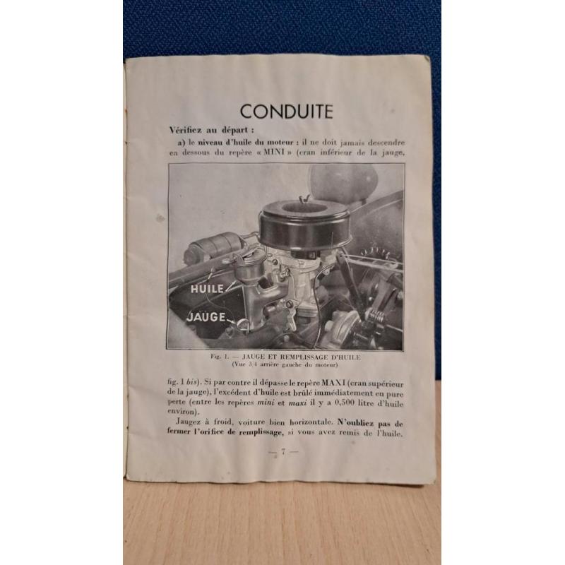 Onderhoudsinstructies 2cv AZL