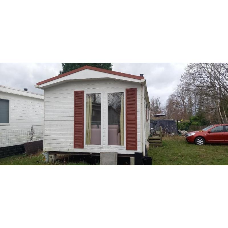 Tiny house afwerkprojectje: Witte Müller stacaravan 10x3,5m