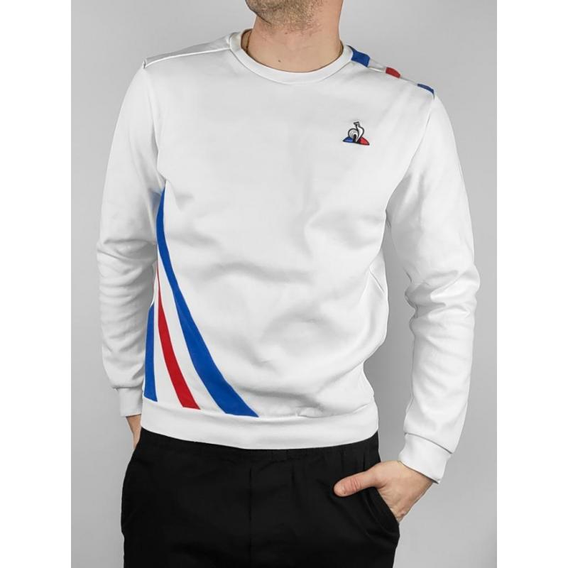 Le Coq Sportif sweatshirt met ronde hals - Wit - Maat M