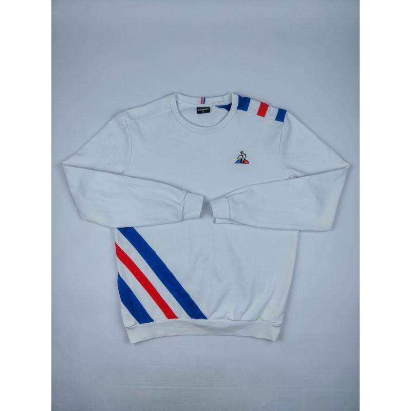 Le Coq Sportif sweatshirt met ronde hals - Wit - Maat M