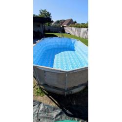 Zwembad Bestway Power Steel incl zandfilterpomp en toebehore