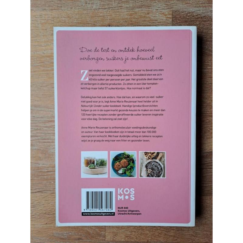 Natuurlijk! Zonder suiker kookboek - Anne Marie Reuzenaar