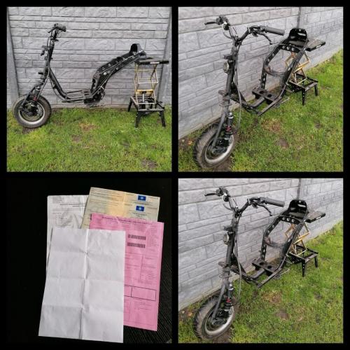 Zip 2000 chassis met 125cc  A1 papieren