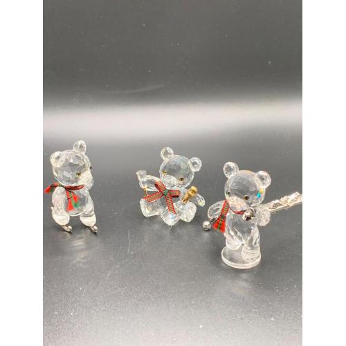 Drie beertjes Swarovski
