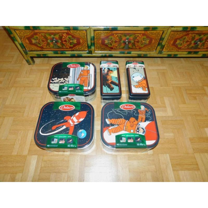 Kuifje - 50 jaar 1e mens op de maan - 2019 - set van 5 (1)