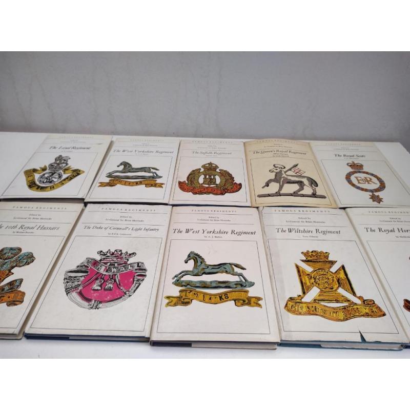 British Famous Regiments # 2 , 10 boeken , gratis verzending