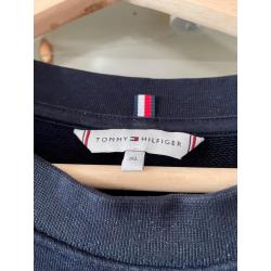 Tommy Hilfiger donkerblauw sweater maat xl (46) Origineel!