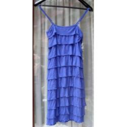 Blauwe jurk van Mila Star for girls maat 170-176