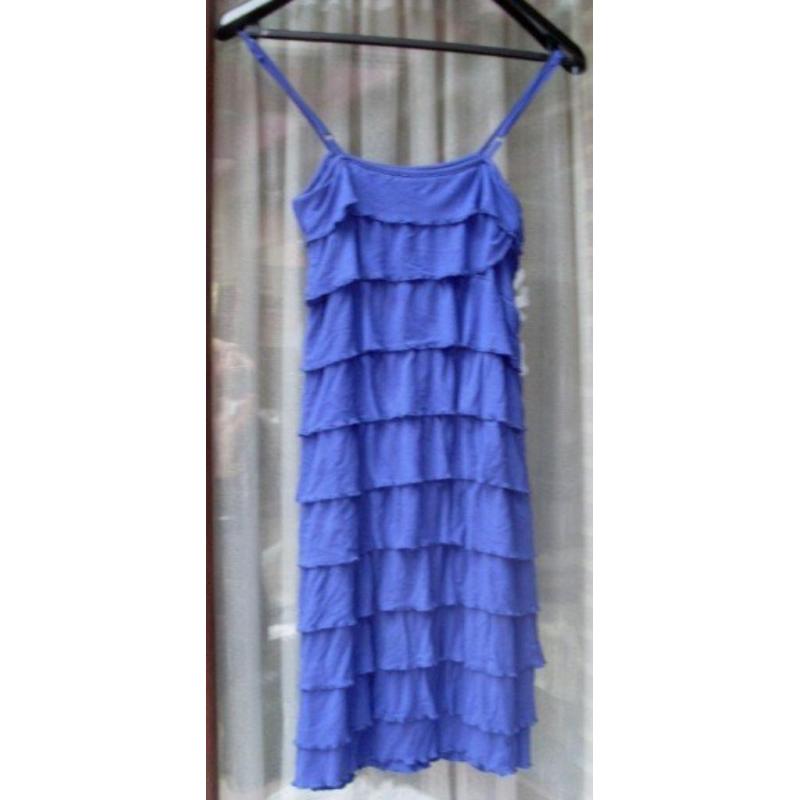 Blauwe jurk van Mila Star for girls maat 170-176