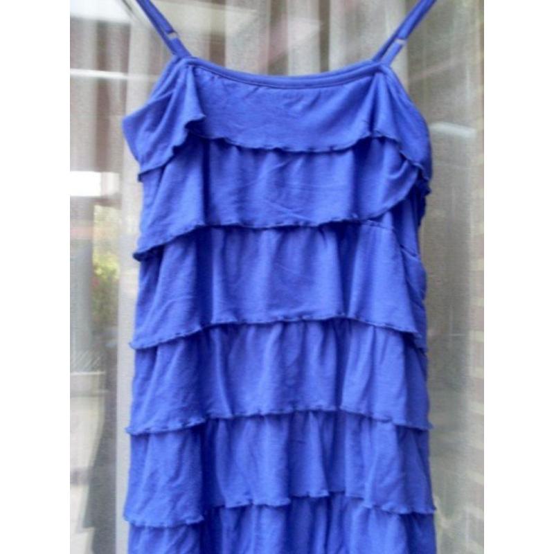 Blauwe jurk van Mila Star for girls maat 170-176