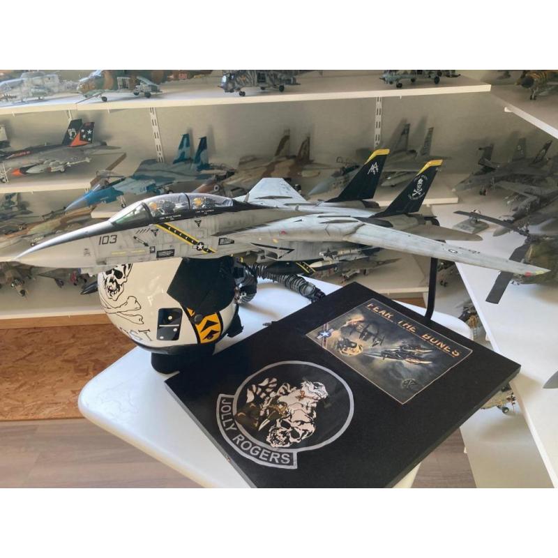 Piloothelm HGU-55 Tomcat F-14/F-18 + Tamiya Tomcat 1/32