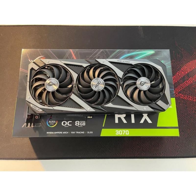 Asus Rog Strix RTX 3070 8G Factuur/Garantie/Doos