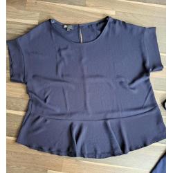 Set 2x blouse mt 48, L'Histoire de Louise, blauw